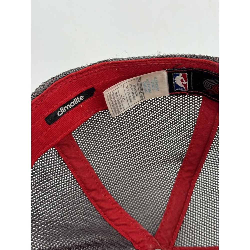 Portland‎ Trailblazers NBA Hat Gray Hat Adidas Adult Size L/XL Gray Baseball Cap - Picture 6 of 9